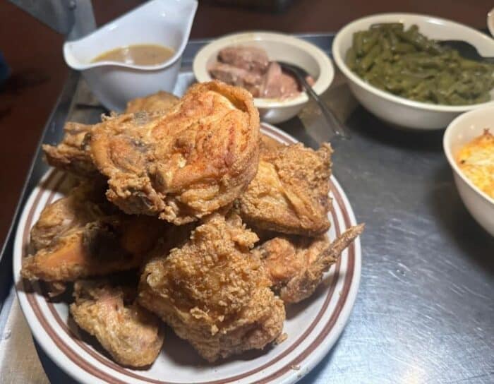 family-style meal Mike's Farm Beulaville, NC