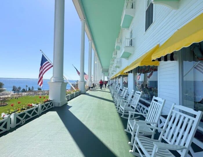 porch The Grand Hotel Mackinac Island