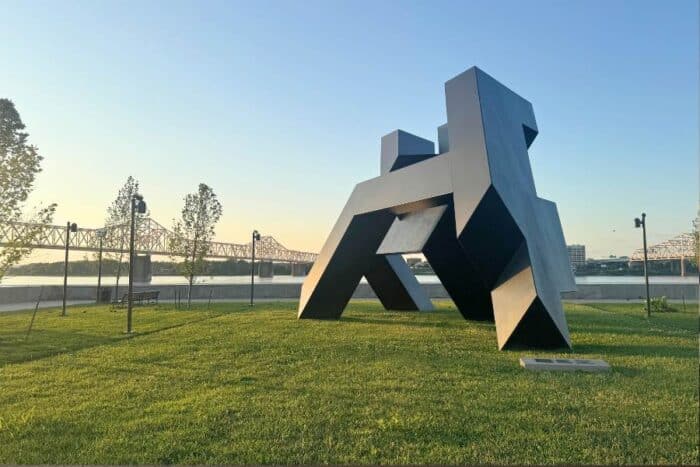 sculpture at Louisville Riverfront Park