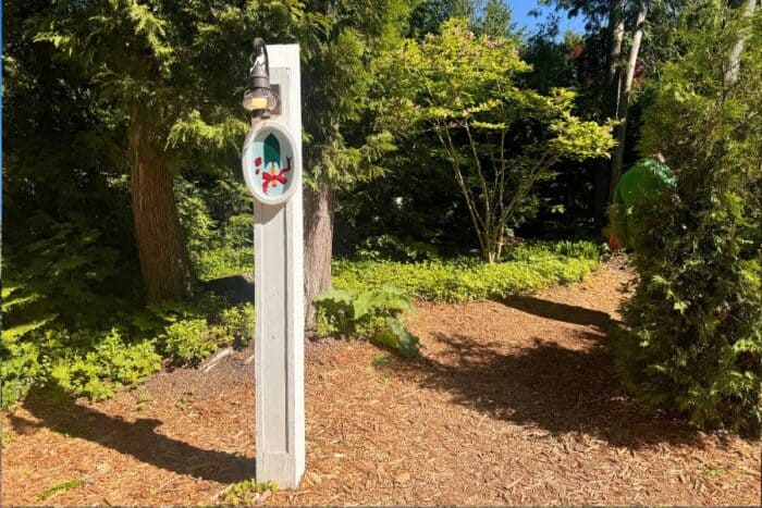 secret garden at The Grand Hotel Mackinac Island