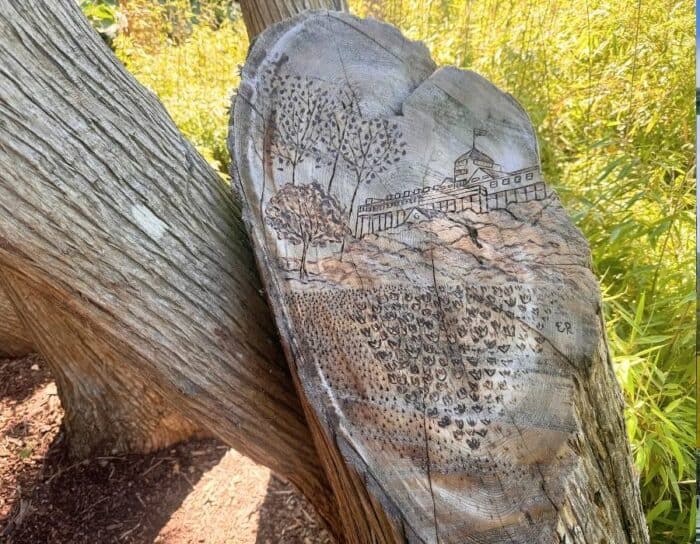 secret garden at The Grand Hotel Mackinac Island