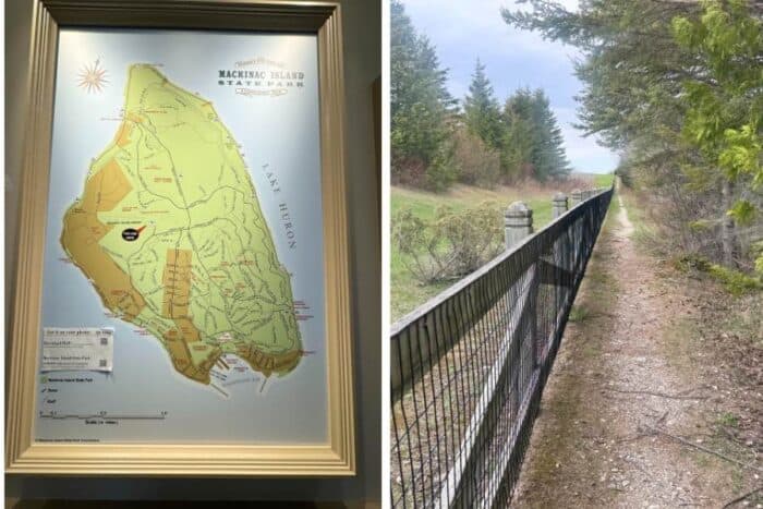 trail by Mackinac Island Airport