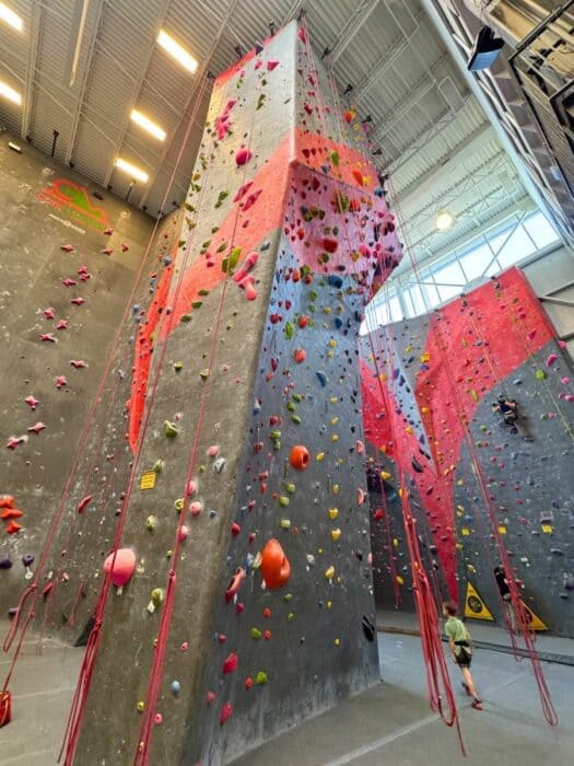 Cliff Hangers rock climbing gym Mooresville NC