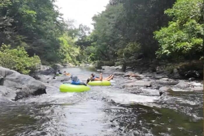 Tubing at Mayan World Adventures Belize