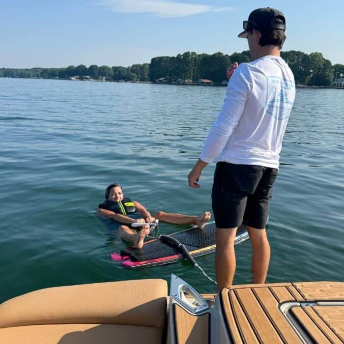 Wake Surfing Lessons with Ride Wake and Surf Co. Mooresville NC