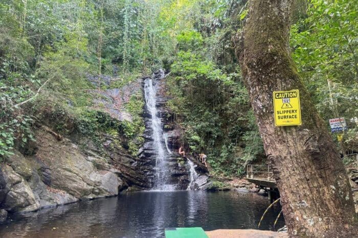 Waterfall at Mayan World Destinations Belize