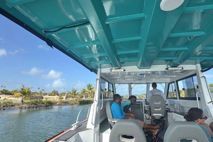 boat for Villa Selena by TradeWinds in Belize