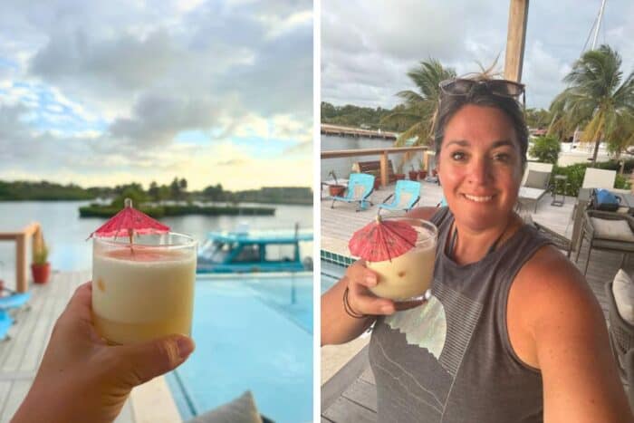 cocktails Villa Selena Belize