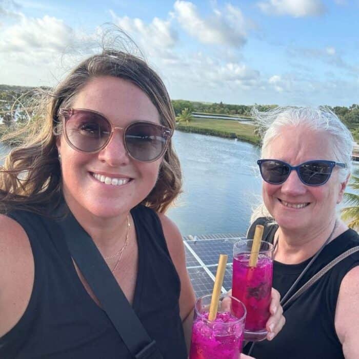 cocktails at Villa Selena by TradeWinds in Belize