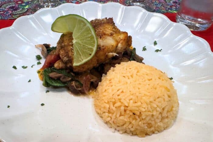 dinner at Villa Selena by TradeWinds in Belize