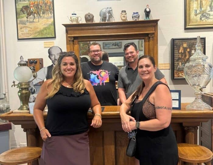  friends at Oscar Getz Museum of Bourbon