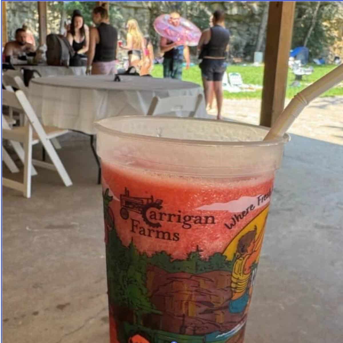 frozen drink at The Quarry at Carrigan Farms Mooresville NC