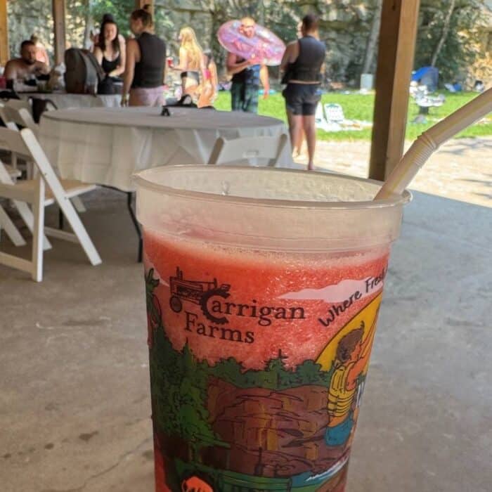 frozen drink at The Quarry at Carrigan Farms Mooresville NC