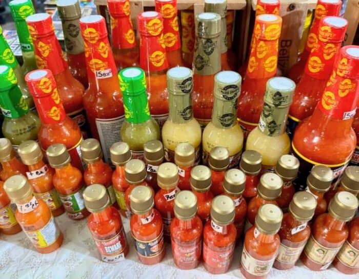 hot sauce in Placencia Belize