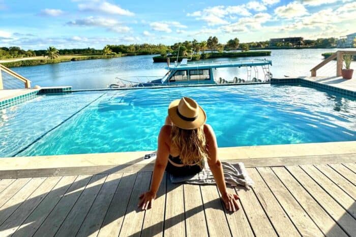 infinity pool at Villa Selena by Tradewinds in Belize