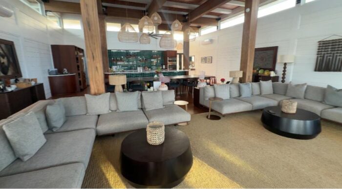living area at Villa Selena in Belize