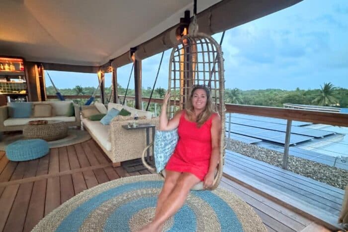 swing at Villa Selena by TradeWinds in Belize