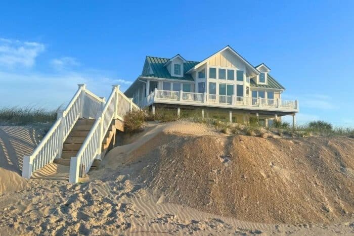 A Castle in the Sand vacation rental One Tree Hill Filming location Topsail Beach
