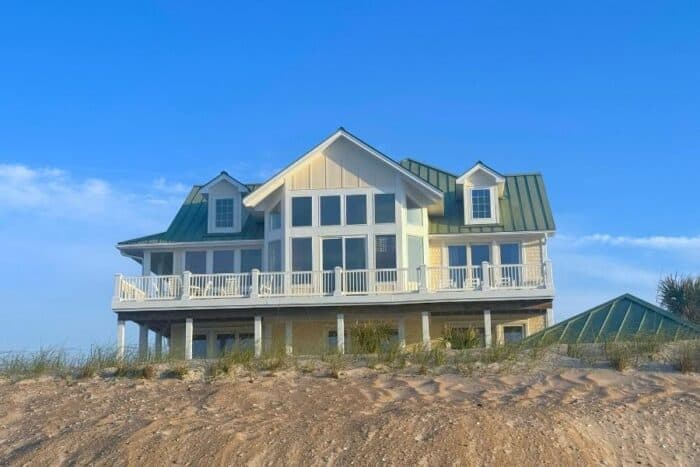 A Castle in the Sand vacation rental One Tree Hill Filming location Topsail Beach
