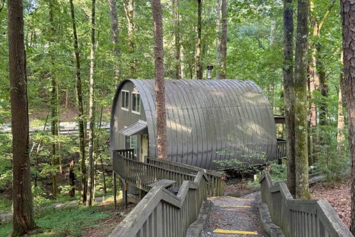 Barrel Cabin at Unicoi State Park and Adventure Lodge