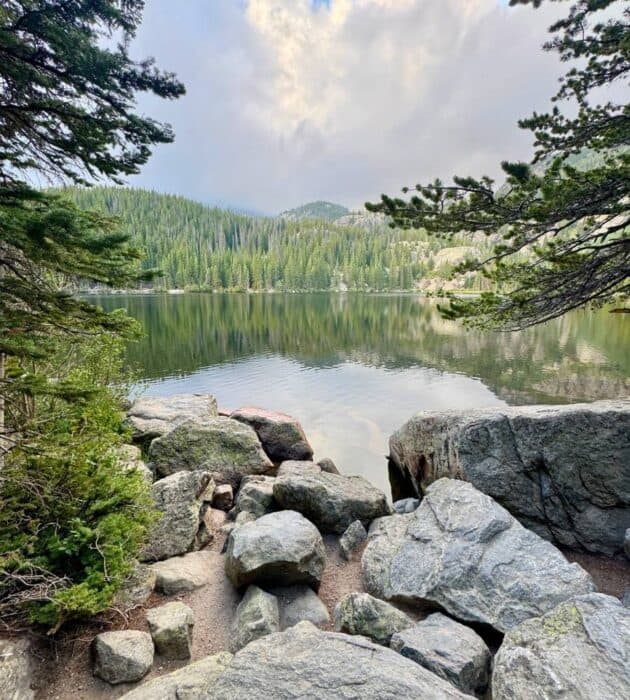 Bear Lake Rocky Mountain National Park in CO