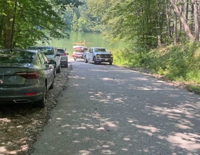 Clifty Creek boat ramp at Grayson Lake Kentucky 
