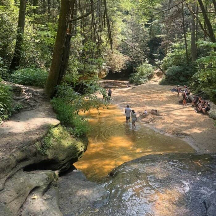 Creation Falls at Red River Gorge in KY