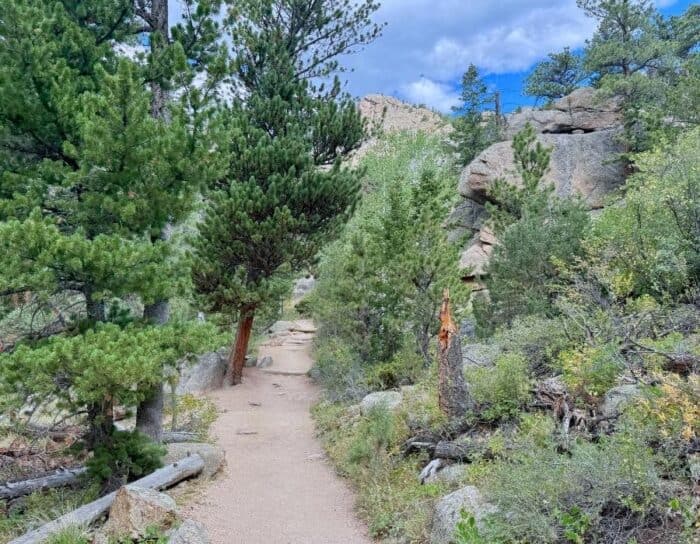 Gem Lake hike Rocky Mountain National Park in CO