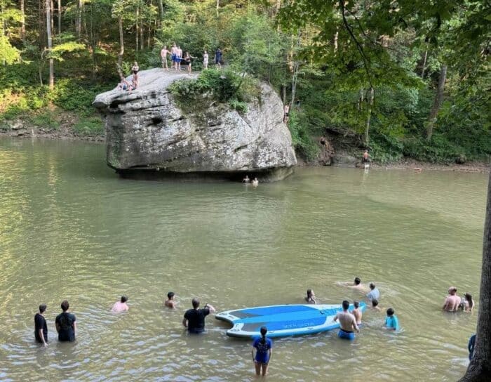 Jump Rock at Red River Gorge