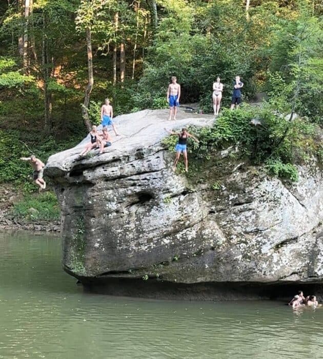Jump Rock at Red River Gorge