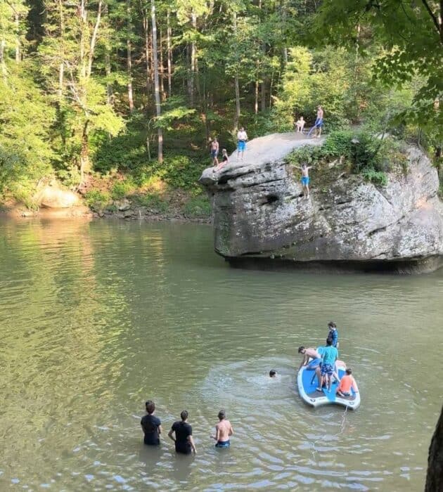 Jump Rock at Red River Gorge