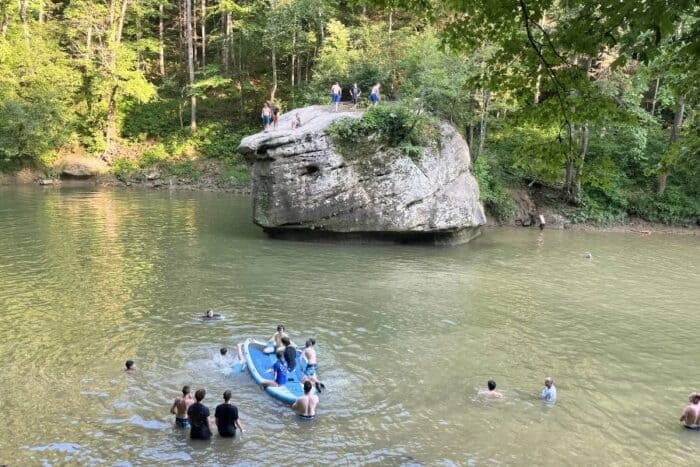 Jump Rock at Red River Gorge