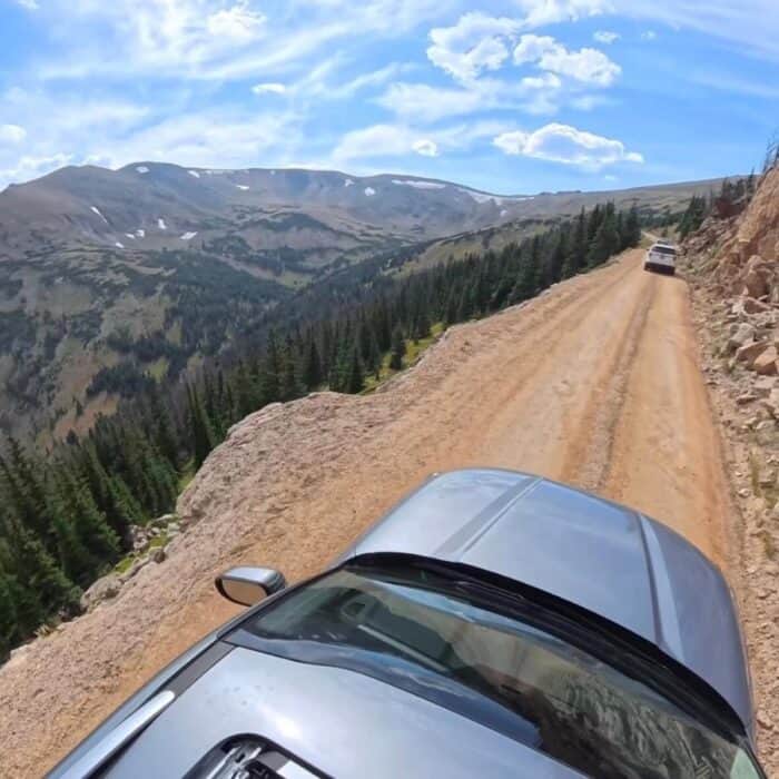 Old Fall River Road Rocky Mountain National Park in CO