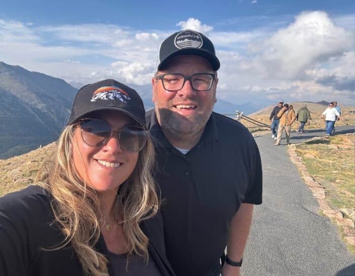 couple at Rocky Mountain National Park
