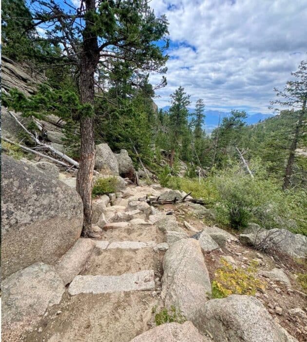 hike to Gem Lake Rocky Mountain National Park