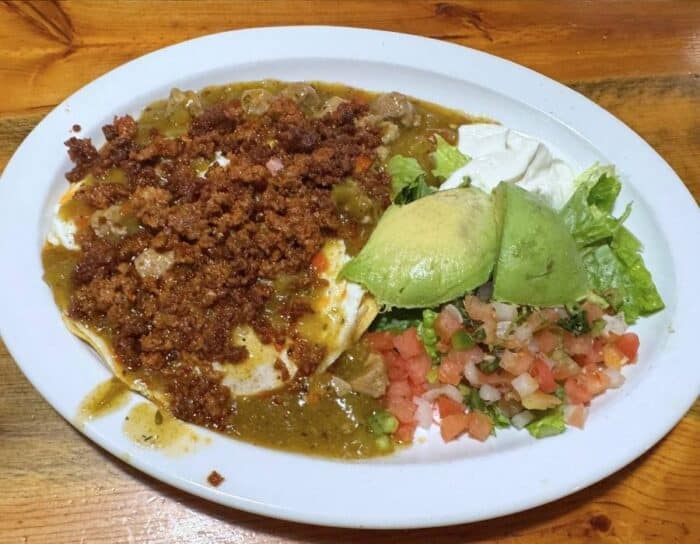 huevos rancheros Notchtop Bakery and Cafe Estes Park CO