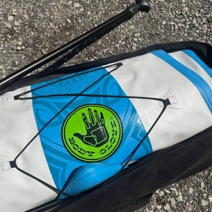 inflatable stand up paddleboard at Grayson Lake Kentucky 