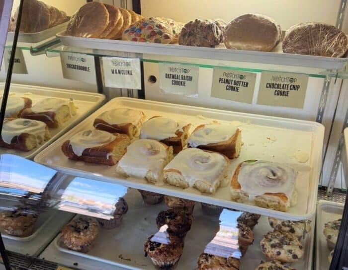 pastries at Notchtop Bakery Estes Park CO
