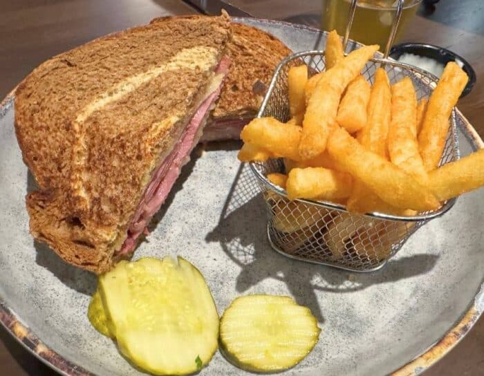 reuben at the Hive at Estes Park Brewery