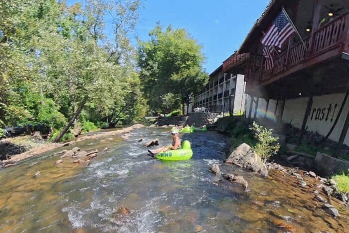 river tubing on the Chattahoochee River