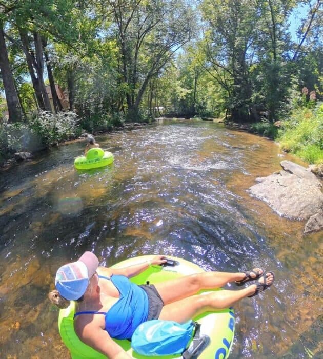 river tubing on the Chattahoochee River