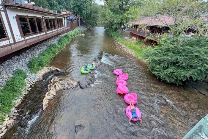 river tubing on the Chattahoochee River