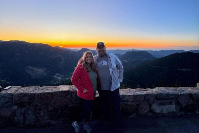 sunrise Rocky Mountain National Park