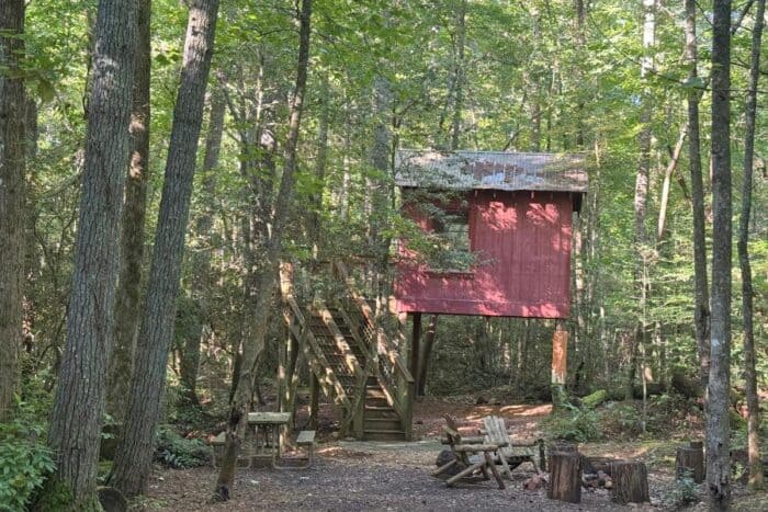 treehouse at Nacoochee Adventures