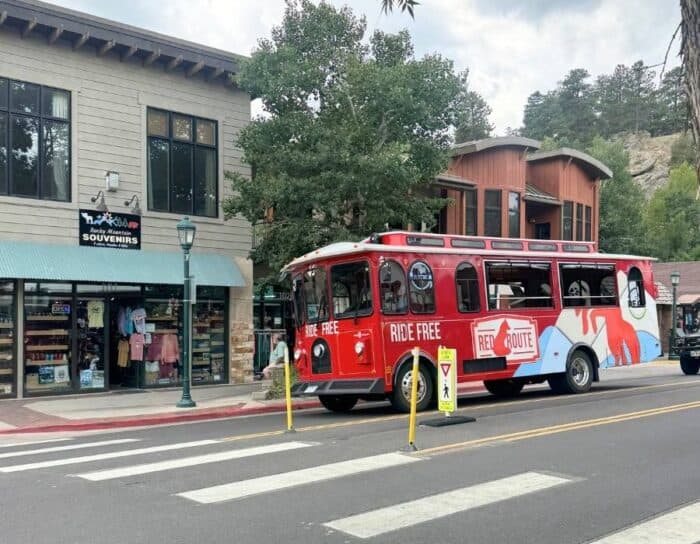 trolley Estes Park