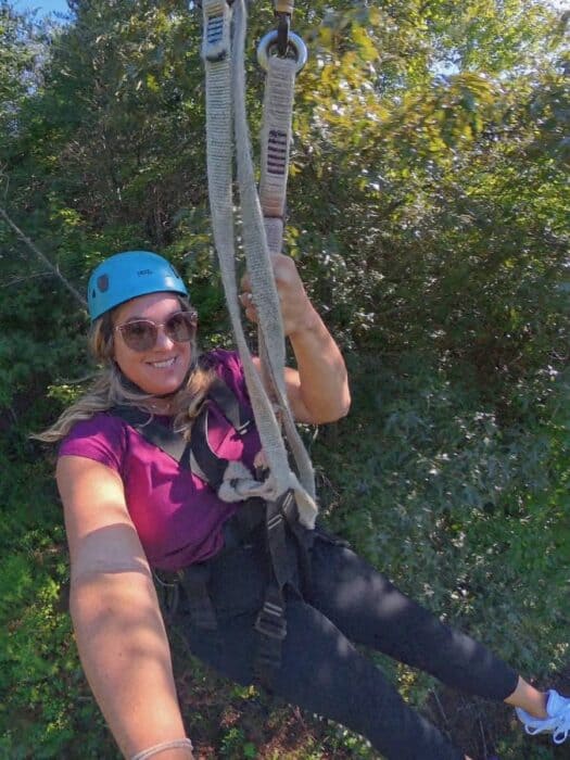 zipling at Nacoochee Adventures