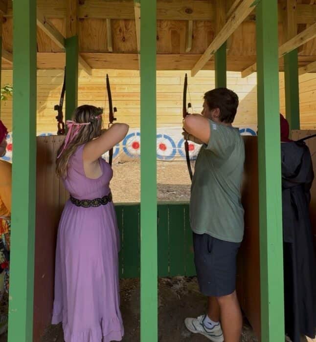 archery at Ohio Renaissance Festival