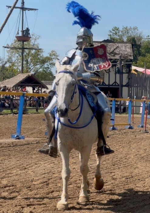 knight at Ohio Renaissance Festival