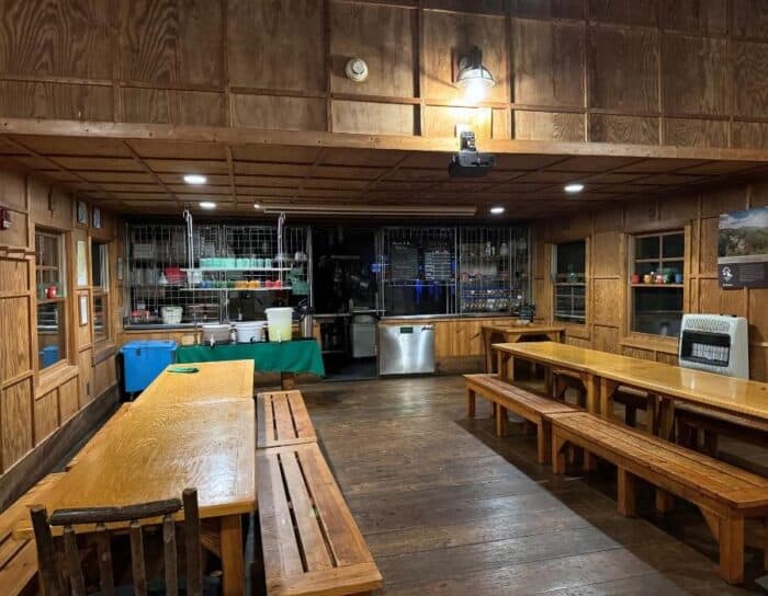 Dining Area at Len Foote Hike Inn in Georgia