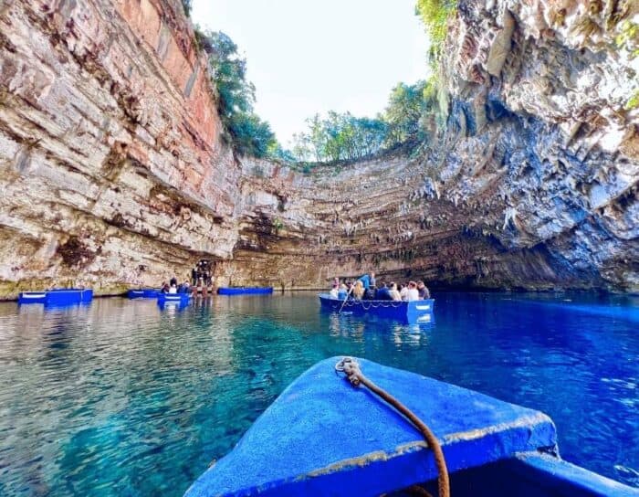 Melissani Cave in Greece